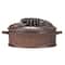 Hello Honey® 12.25" Matte Brown Stoneware Baker with Lobster Design